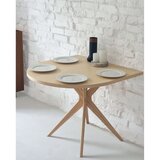 Ragaba Blagovaonski stol od čvrste jeseni 90x90 cm Jubi – | shoptok.hr