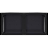  Pedestal za perilicu rublja 2 pcs Crna 124,5 x 61,5 x 32,5 cm | shoptok.hr