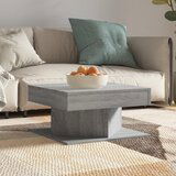 The Living Store Klubska mizica siva sonoma 57x57x30 cm konstruiran les - Klubska Mizica, (21421375) Cene