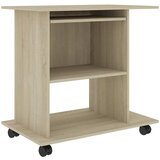  Stol za računalo boja hrasta 80 x 50 x 75 cm konstruirano drvo | Eponuda.ba