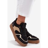 Boto Women's Platform Sneakers with Sheepskin Black Frelina | Shoptok.si