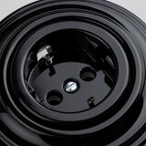  Kliklap - Retro kućna utičnica sa okvirom SCHUKO 230V/16A crna | Eponuda.com