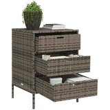  Vrtni ormarić za pohranu sivi 55x59x80 cm od poliratana | shoptok.hr