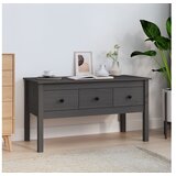  Klubska mizica siva 102x49x55 trdna borovina | Shoptok.si