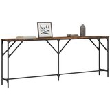  Konzolni stol boja hrasta 200x29x75 cm od konstruiranog drva | shoptok.hr