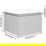  6-dijelni set vrtnih sofa od poliratana s jastucima svjetlosivi | shoptok.hr