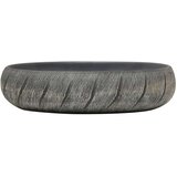 Nadgradni umivaonik crno-sivi ovalni 59x40x15 cm keramički | shoptok.hr