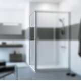 Huppe Classics 2 Tuš stena – fiksni deo 80 Silver mat H=1900 | Eponuda.com