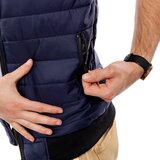 Glano Men's quilted vest - dark blue | Shoptok.si