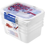 Plastične posode za shranjevanje hrane DOMINO komplet kozarcev za zamrzovanje 4 x 0,5 L Cene