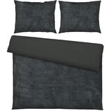 Esposa posteljnina 240/220 cm žamet, plišast material antracit | Shoptok.si