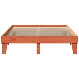  Posteljni okvir brez vzmetnice vošč. rjav 150x200 cm borovina, (21531791) | Shoptok.si