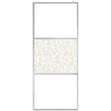 Pregrada za tuširanje od stakla ESG s uzorkom kamena 140x195 cm | shoptok.hr