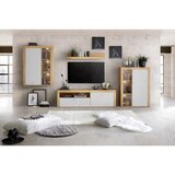Mömax Visoka Komoda Canberra, Hrast, Svetlo Siva | Shoptok.si