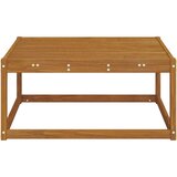 Vanjski otoman Čvrsto drvo akacije Prirodna 79 x 79 x 37 cm | shoptok.hr