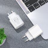 hoco. polnilec adapter N22 Jetta PD 25W Type C - bel | Shoptok.si
