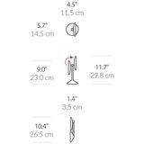 simplehuman Kozmetičko ogledalo s osvjetljenjem/povećavajuće ø 12 cm Travel – | shoptok.hr