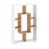 AKORD Polica 90X60X20 Cm Stenska Talna Bela Wotan, (21979054) Cene