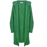 Pri Cardigan Long Chunky Braid Wool Sweater | shoptok.hr
