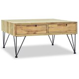  Stolić za kavu od masivne tikovine 80 x 80 x 40 cm | shoptok.hr