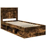  Konstrukcija postelje z vzglavjem Dimljeni oreh 90 x 200 cm, (5000104155) | Shoptok.si