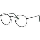 Ray-ban Round Metal Classic RX3447V 2509 M (50) Črna/Kristalna Cene