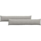  Jastučići za sofu 2 pcs Svijetlo siva 200 x 40 cm tkanina | Eponuda.com