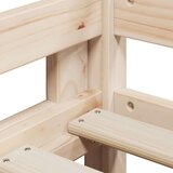vidaXL krevet na kat s ljestvama i krovom 80x200 cm od borovine | shoptok.hr