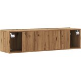  Zidni TV ormarić Artisan hrast 120x30x30 cm izrađeno drvo | Eponuda.ba