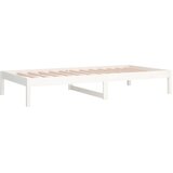  Dnevni krevet bez madraca bijeli 80 x 200 cm masivna borovina | shoptok.hr