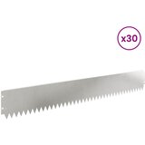  Ograda oko Travnjaka 30 pcs 103 x 15 cm Čelik Srebrna | shoptok.hr