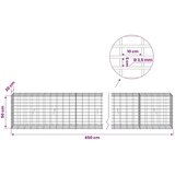  Gabion s žicom debljine 3 5 mm i mrežom 5x10 cm 650x30x50 cm - 30 cm 50 cm 650 cm | shoptok.hr