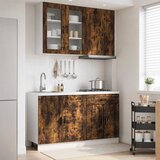  Kuhinjska jedinica PORTO 4 pcs Dimljeni hrast Konstruirano drvo Cijene