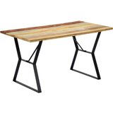 vidaXL blagovaonski stol od masivnog obnovljenog drva 140 x 80 x 76 cm | shoptok.hr