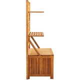  Kutija za pohranu s rešetkom 99x55x160 cm masivno drvo bagrema | shoptok.hr