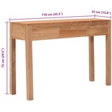  Konzolni stol 110 x 35 x 75 cm od masivne tikovine | Eponuda.ba