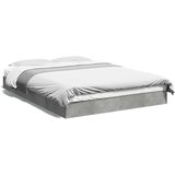 vidaXL Okvir kreveta siva boja betona 140x200 cm od konstruiranog drva | shoptok.hr