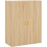 Visoka komoda hrasta sonome 69,5x34x180cm od konstruiranog drva Slike