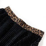  Dječja suknja s uzorkom leoparda na pojasu crna 128 | shoptok.hr