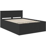  Krevetna konstrukcija Crna 150 x 200 cm Konstruirano drvo Slike