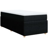  Krevet s oprugama i madracem crni 90x200 cm od tkanine | shoptok.hr
