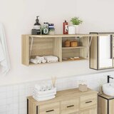  Kupaonski zidni ormarić sonoma hrast 100x25x40 cm izrađeno drvo | shoptok.hr