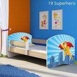  Otroška postelja ACMA z motivom, stranska sonoma 140x70 cm 19 Superhero | Shoptok.si