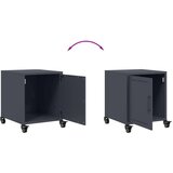 vidaXL Noćni ormarići 2 kom antracit 36x39x43,5 cm čelični | shoptok.hr