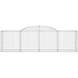  Obokane gabion košare 12 kosa 300x50x80/100 cm pocinkano železo | Shoptok.si
