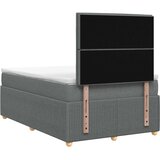 LED okvir za krevet s madracem Tamnosiva 120 x 200 cm Tkanina | shoptok.hr