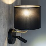  LED fleksibilna svetiljka RICHI 1xE27/15W/230V + LED/3W/230V crna | Eponuda.com