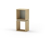 Marckeric Zelen/v naravni barvi regal v hrastovem dekorju 32x66 cm Lofty – | Shoptok.si