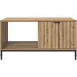 vidaXL Klubska miza artisan hrast 90 x 49 x 46 cm Konstruiran les | Shoptok.si