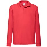 Fruit Of The Loom Red Long Sleeve Polo Shirt Cene